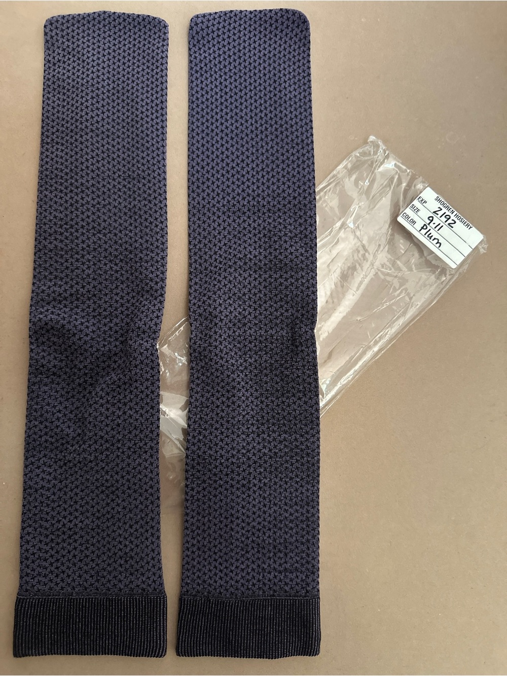 NEW Vintage Dark Plum Womens trouser socks retro